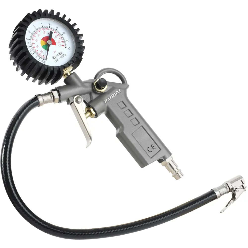 Пистолет для подкачки шин Patriot GN 60D с манометром 400 л/мин STLM-2116044