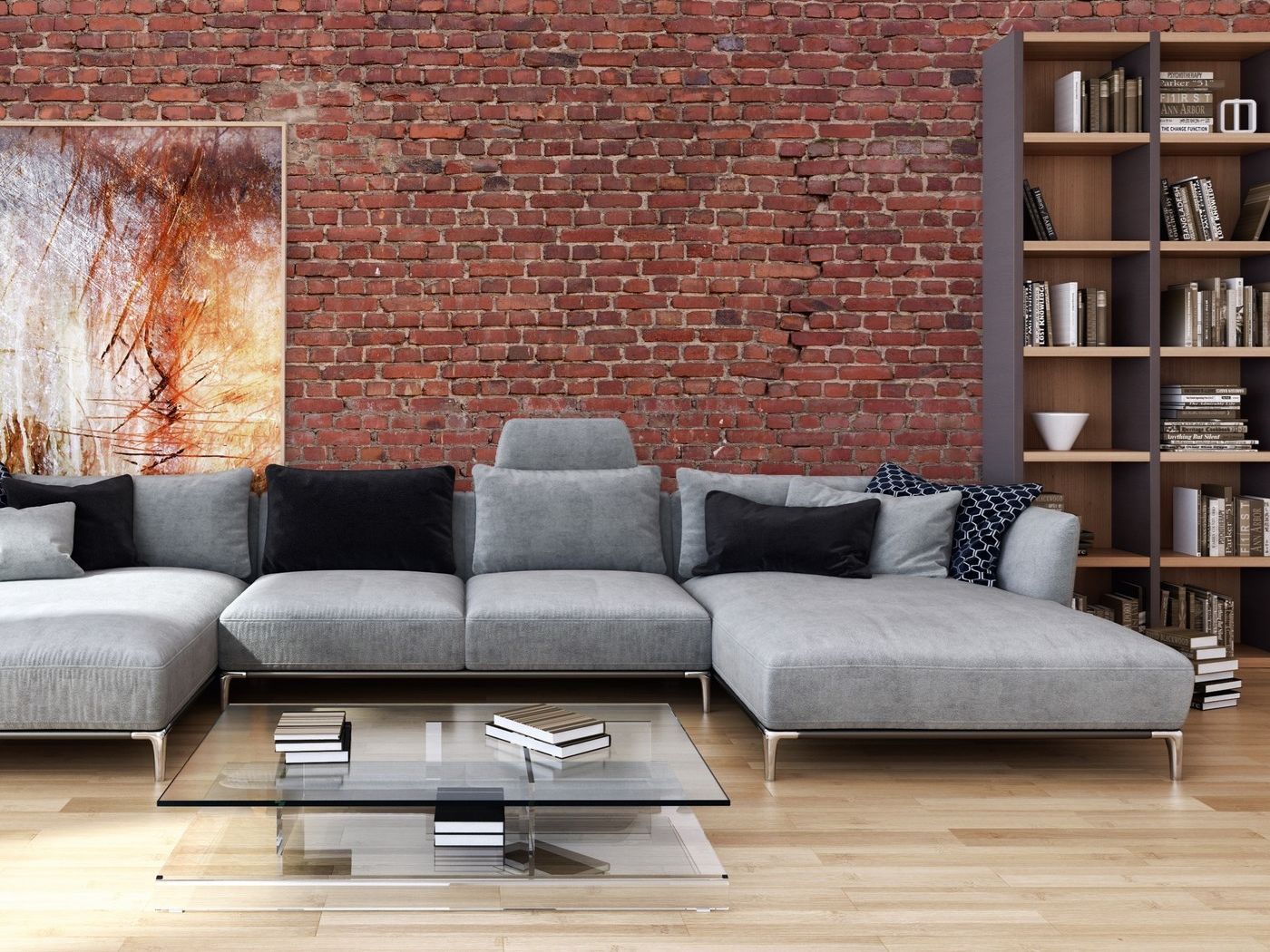 Обои с эффектом кирпича с цифровой печатью Architects Paper AP Digital IV ARCH-00031491