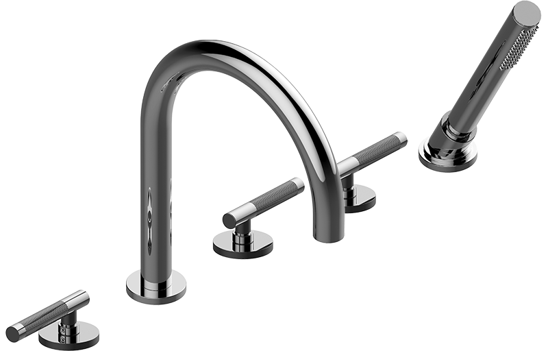 E-6153-LM57B Смеситель для ванной с душевым комплектом GRAFF Harley