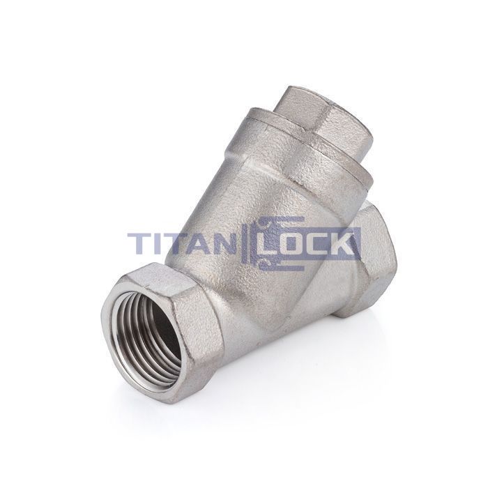 Фильтр муфтовый сетчатый нержавеющий AISI304, ВР/ВР 3/8", TL3/8ASF TITAN LOCK  - Вид №1