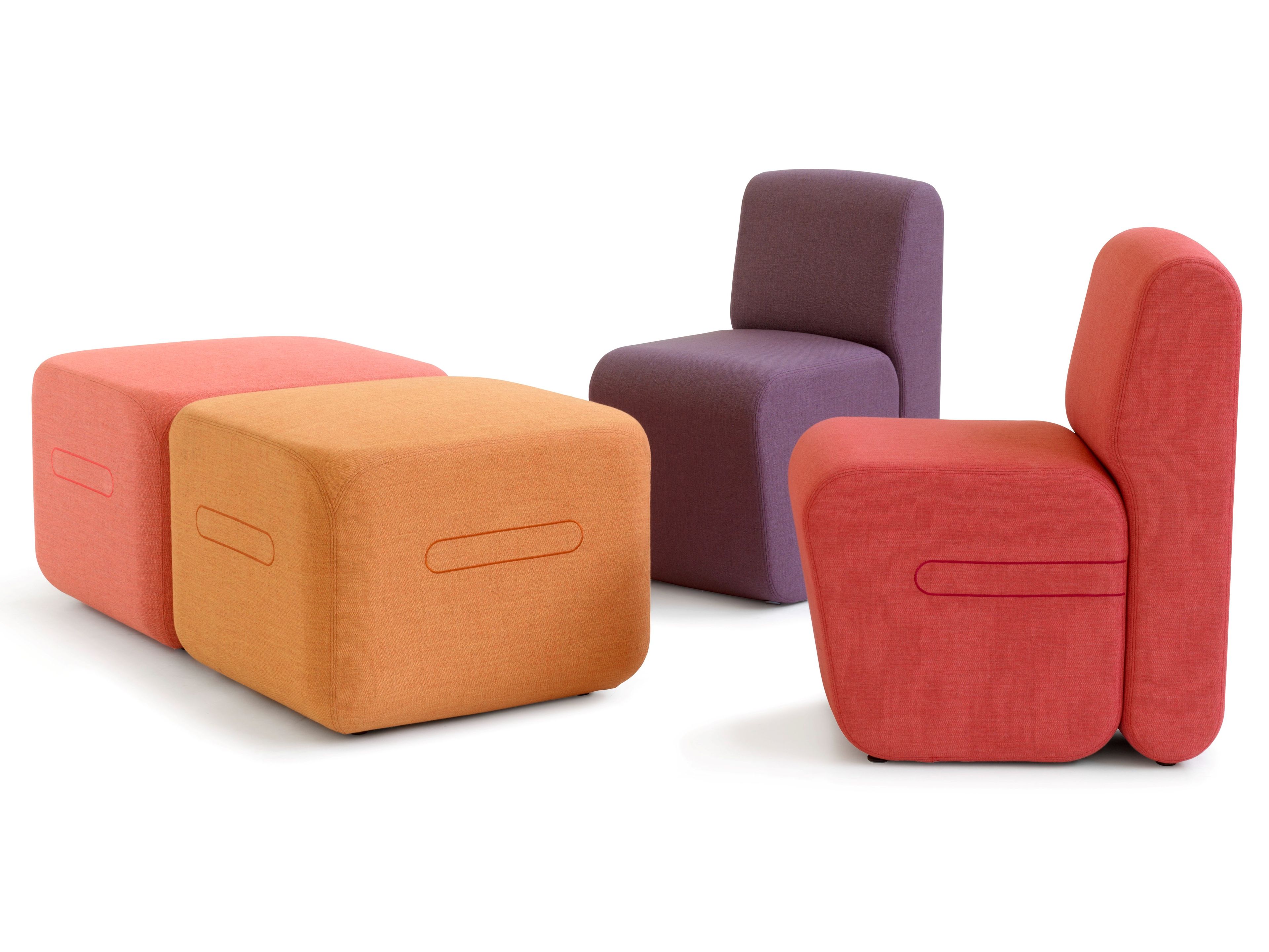 Квадратный пуф из ткани Bla Station ARCH-00129486 - Вид №22