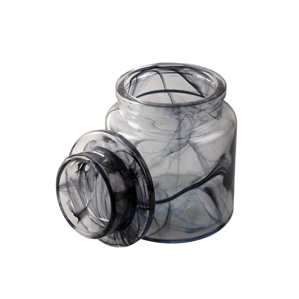 Контейнер для ватных дисков Zenfort Shade стекло цвет черный STLM-2136996 - Вид №1