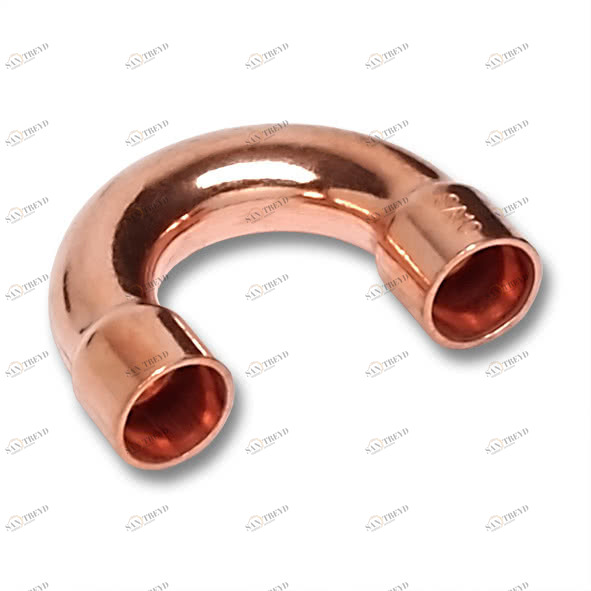 1506012 SANHA 5060 колено 180° ВП-ВП, медь 12 мм 