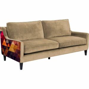 Диван Triangle Gold by James Soares прямой бежевый ICON DESIGNE TRIANGLE 096829 Бежевый