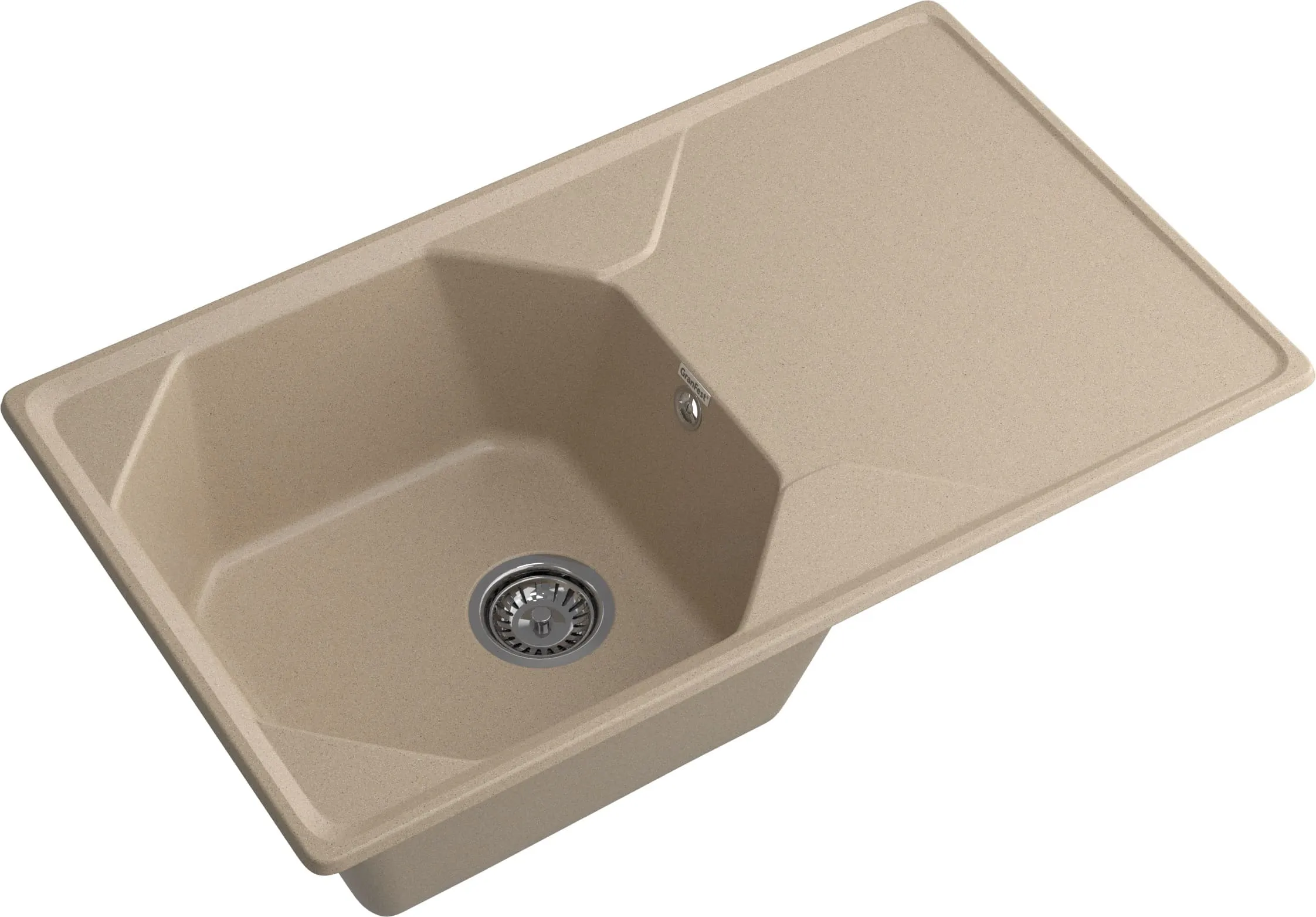 Кухонная мойка Искусственный камень UNIQUE S134 GranFest U-840L-S134 - Вид №2