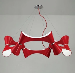 Подвесной светильник Mantra Ora 1563 MANTRA ДИЗАЙНЕРСКИЕ, ORA RED 070988 Красный