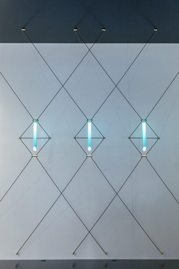 designheure Светодиодный настенный светильник из стали Mozaik Xcross3moz - Вид №1