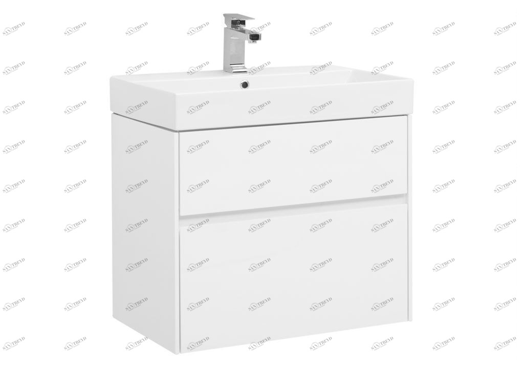 Тумба с раковиной Aquanet Бруклин 70 белый 0020395900198207