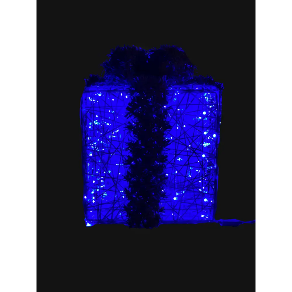 Электрическая светящиеся фигура Подарок 200 LED 120x120x120 см теплый белый свет 86164005 STLM-2023500 AJURIO  - Вид №12