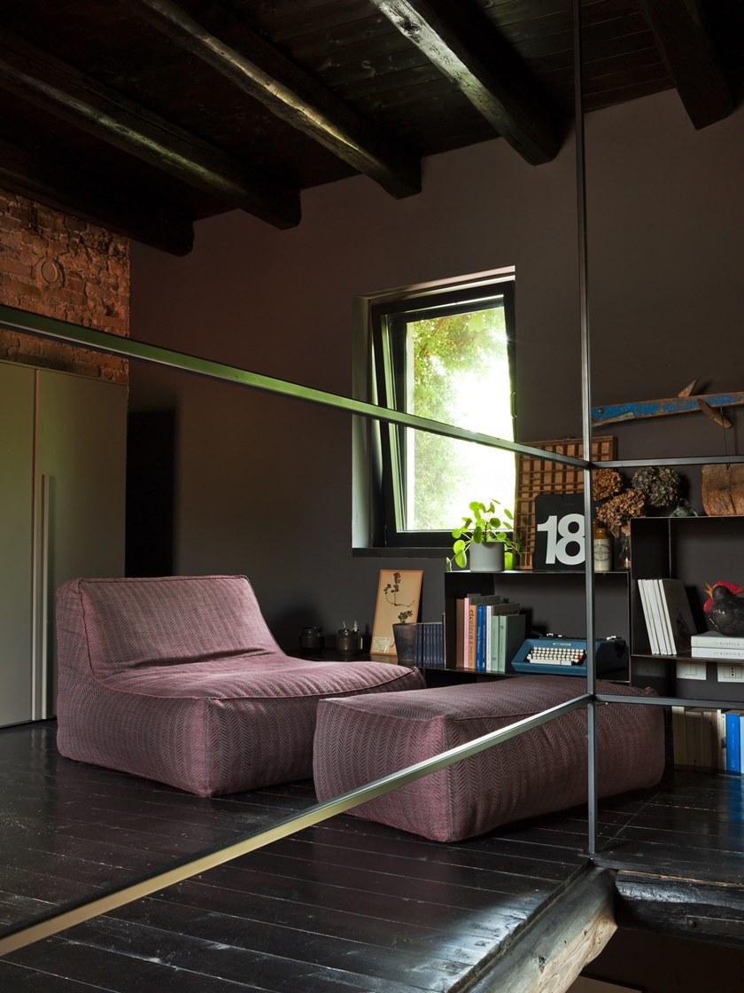 Verzelloni Мягкий пуф со съемным чехлом из ткани Zoe more sun-id-1419926 - Вид №2