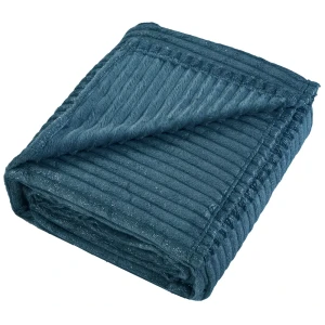 Плед Alitea 180x200 см велсофт цвет синий 89337505 STLM-2178851