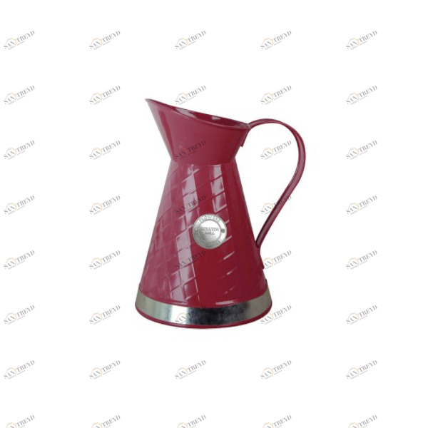 Ваза-кувшин для цветов малиновая GARDMAN  301500 Красный 