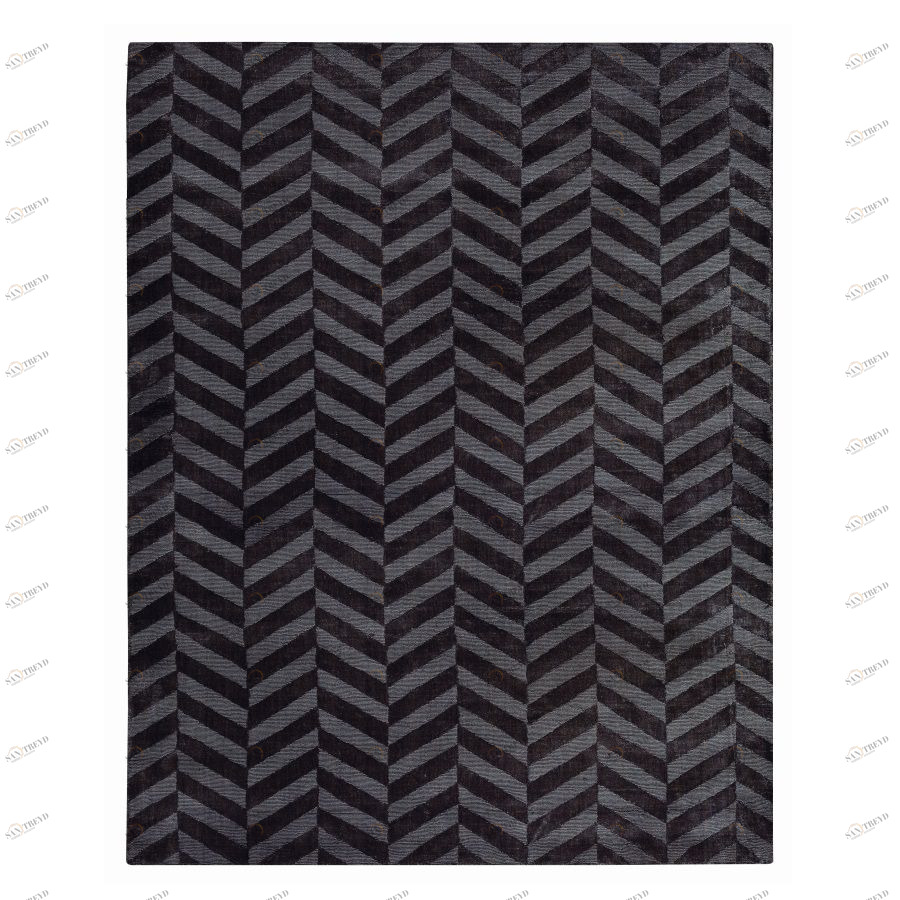 Ковер Chelo, 200х300 см, угольно-черный Carpet Decor C1078