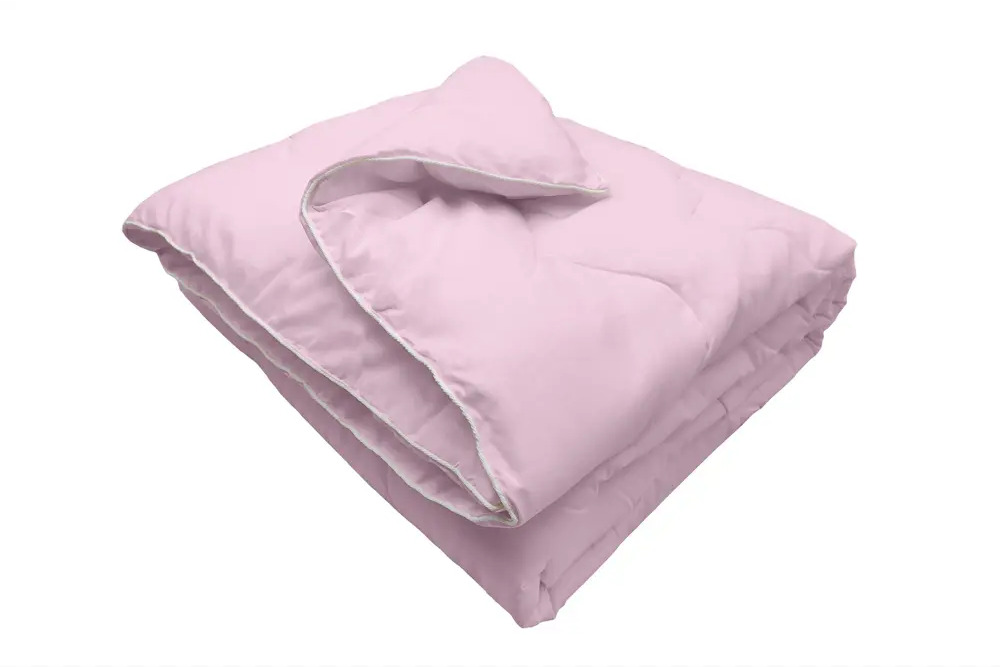 93842102 Одеяло JustSleep Лежебока,140x205 см, Экофайбер, цвет розовый STLM-0586229