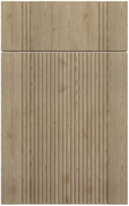 Фасады для кухни Модерн Фрезеровка «Риффель» Йоркширский каштан №281