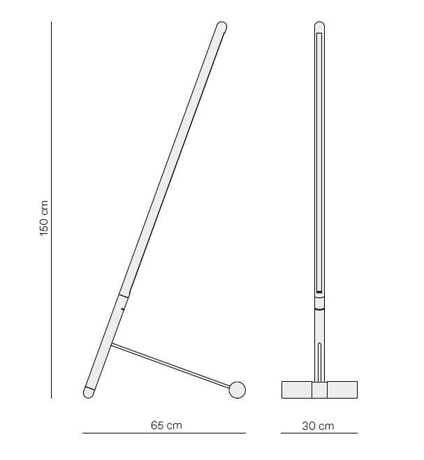 Грецкий орех светодиодный торшер NOMON Linea ARCH-00027775 - Вид №11