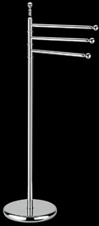 RE614 Стойка напольная с 3 полотенцедержателями bagno&associati Complementi