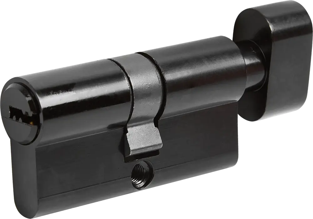 НОРА-М Цилиндр дверной с вертушкой 30×30 мм черный 86135087