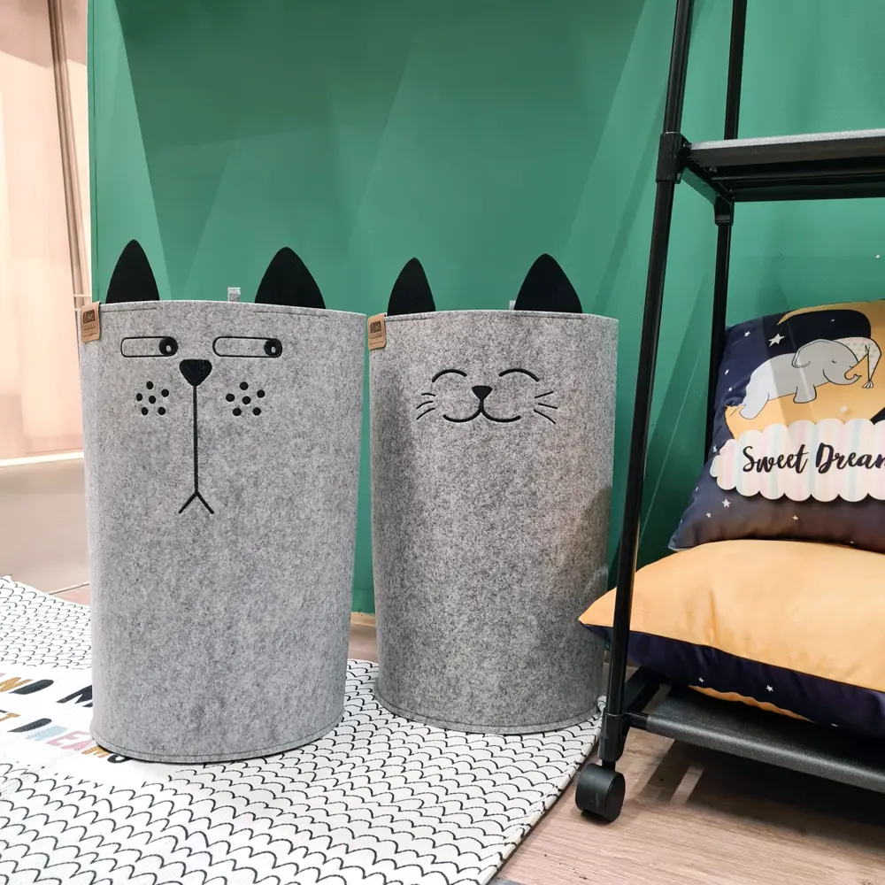 Органайзер для хранения Корзинка Funny Котик 30х30х48см 29л Eva Santreyd STLM-2058596 - Вид №5