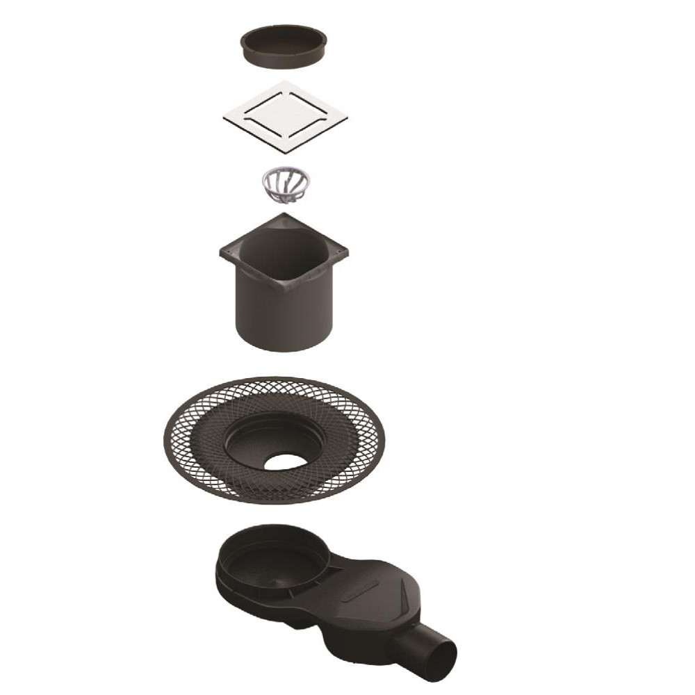 090158 Трап водосток PLATZ Norma 100х100  Berges PLATZ Norma  - Вид №5