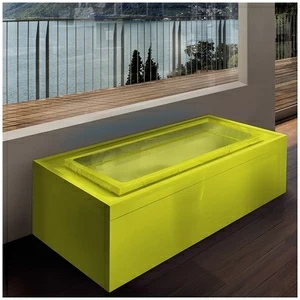 Бассейн Gruppo Treesse Fusion 220 SPA-V8620-Z напольный прямоугольный желтый