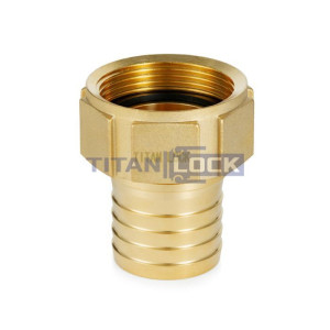 1,25in, штуцер с внутр. резьбой под рукав, латунь, TLSF32BR TITAN LOCK