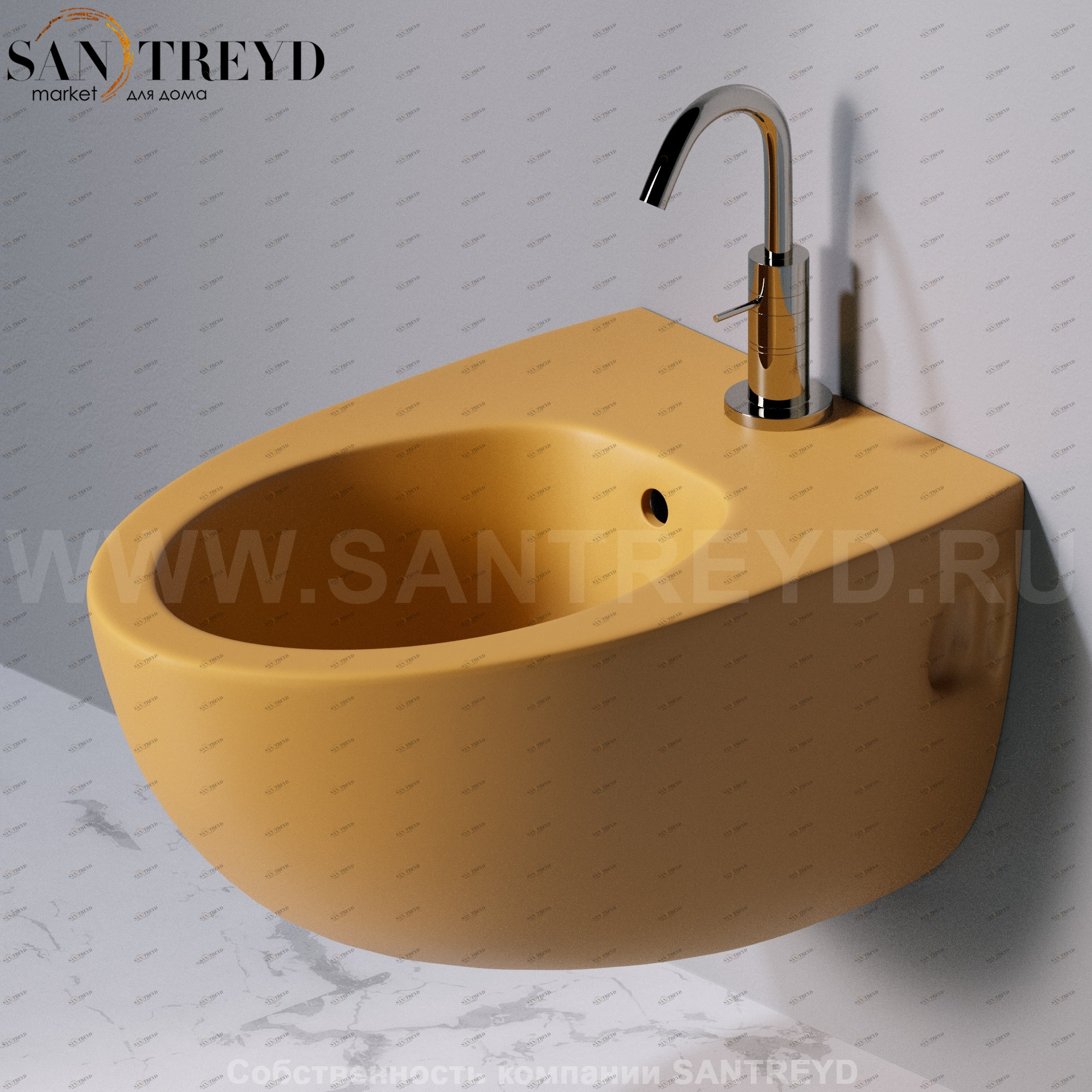 S512133 Биде подвесное OVAL A. e T. Italia AeT ITALIA