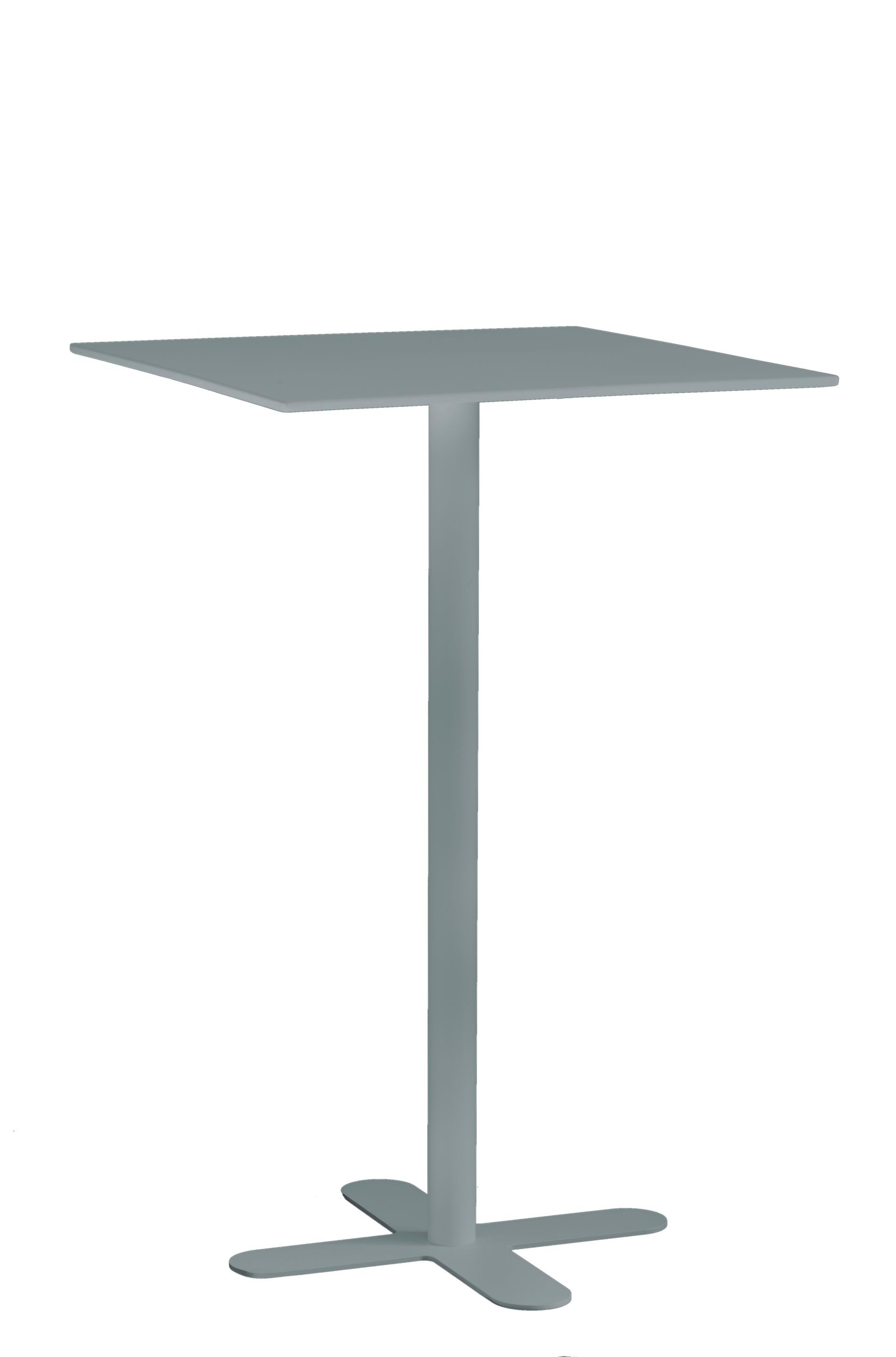 Высокий квадратный садовый стол из оцинкованной стали iSimar Антиб ARCH-00120462 - Вид №13