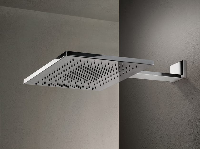 Прямоугольная душевая головка из нержавеющей стали с 2 струями Fantini Rubinetti Acquafit ARCH-00143495