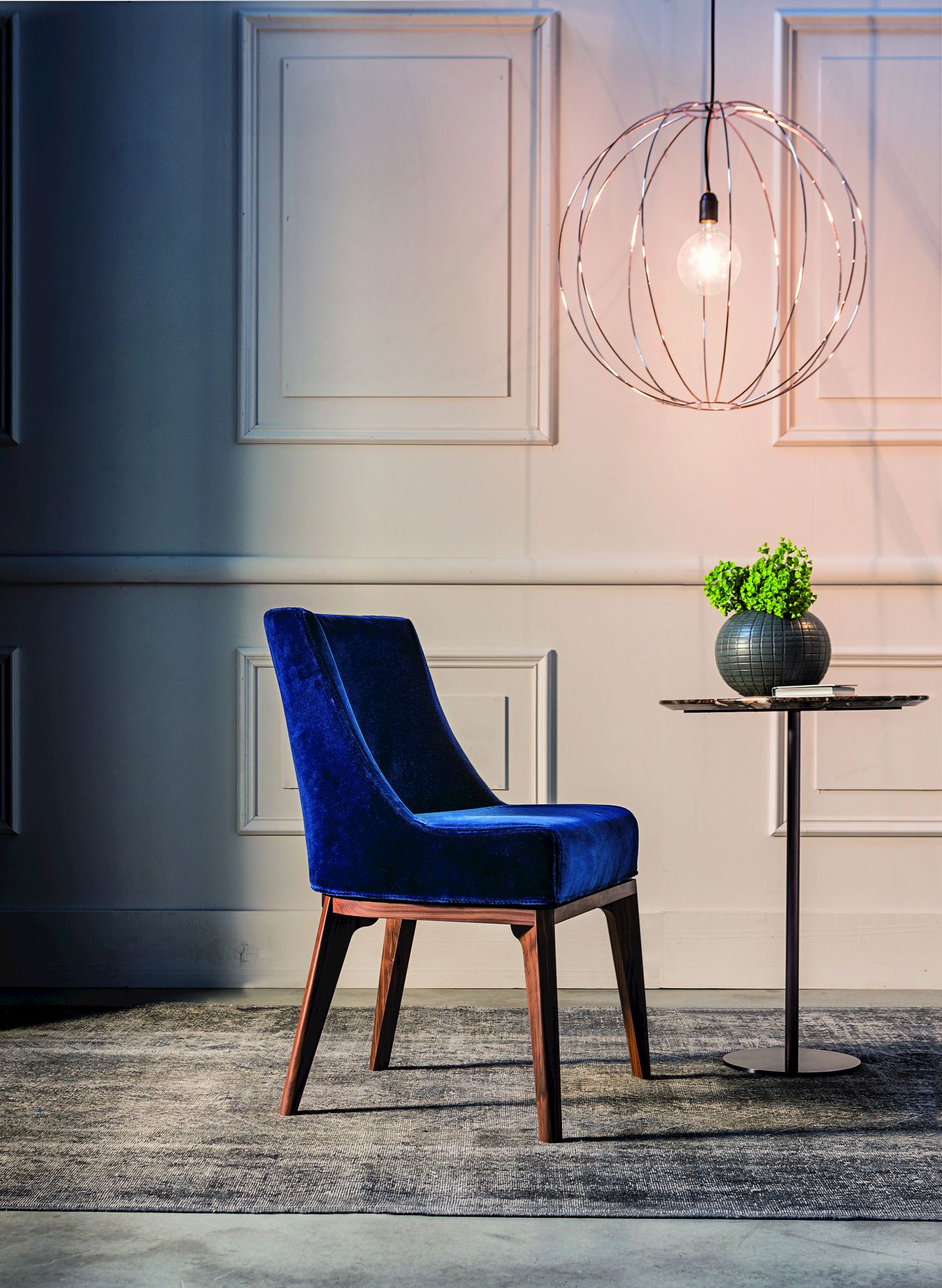 Съемный мягкий стул из ткани или кожи Vibieffe 430 Опера ARCH-00102131 - Вид №2