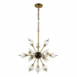 Подвесная люстра Odeon Light Sirius 3996/12 ODEON LIGHT ДИЗАЙНЕРСКИЕ, SIRIUS 108633 Белый