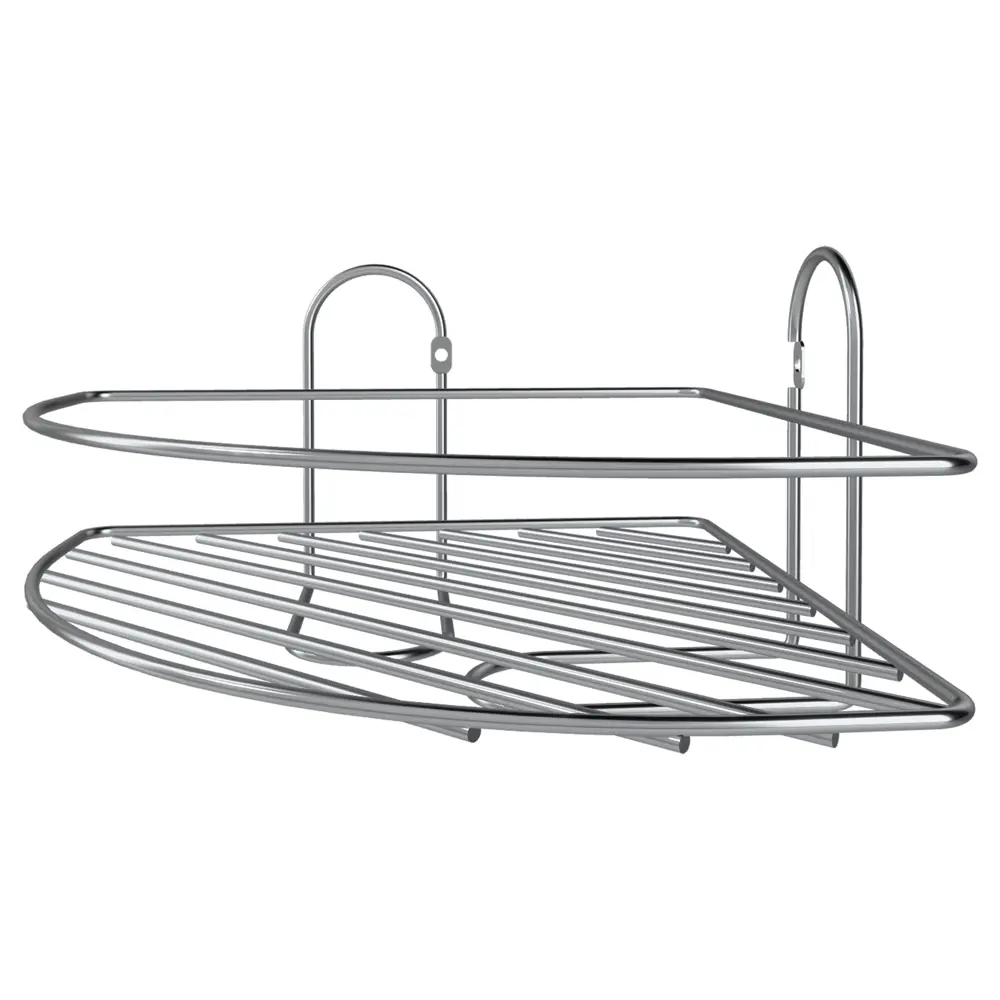 Полка для ванной Lemer Nil 23x12 см металл цвет хром STLM-2079416