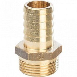 Штуцер НР 3/4"х25 латунь STOUT