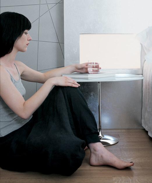 Sovet italia Круглый стеклянный журнальный столик Tulip sun-id-1435815 - Вид №2