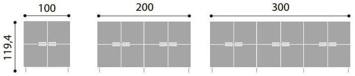 Sinetica Модульная деревянная тумба для офиса с распашными дверцами sun-id-1392807 - Вид №5