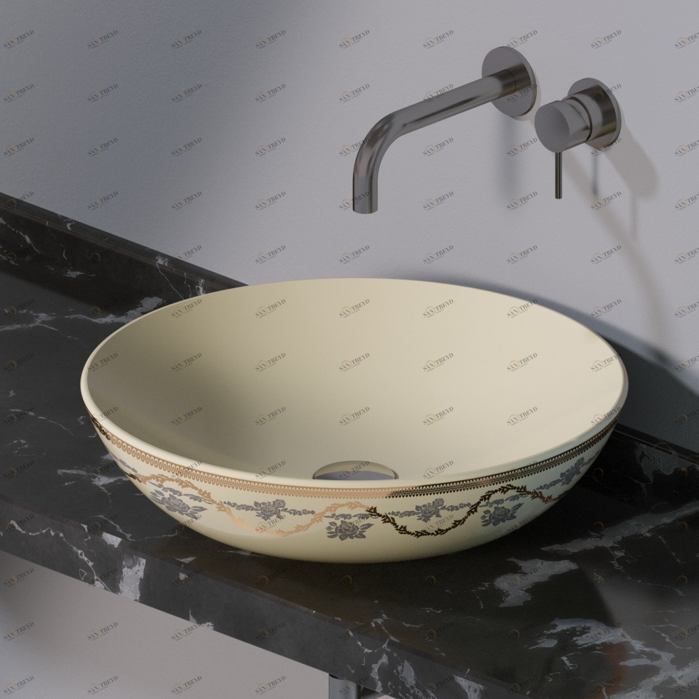 L241469G Накладная раковина на столешницу  круглая A. e T. Italia THIN AeT ITALIA