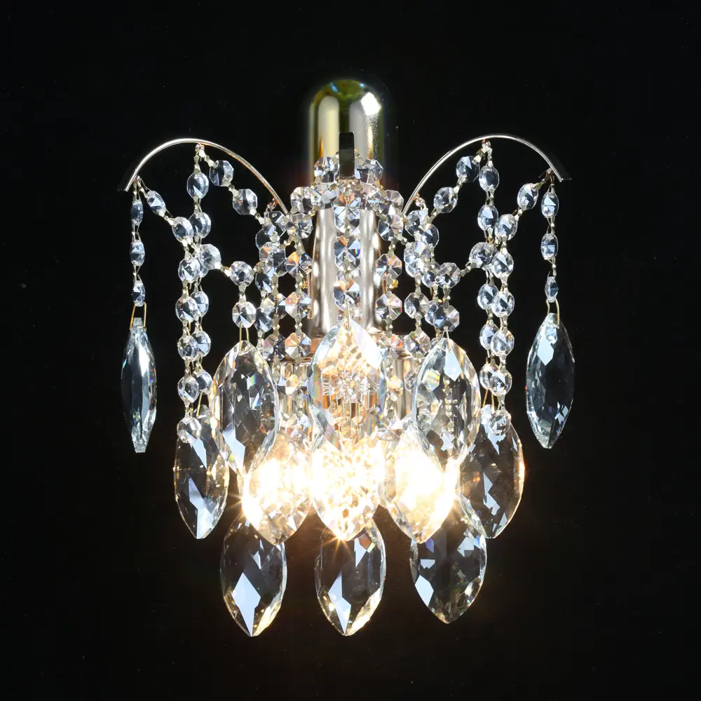 Бра «Бриз 8» E27х2 60 Вт цвет золотой DE CITY STLM-2192323 - Вид №1