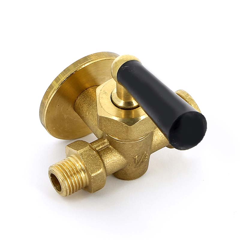 Кран ВН трехходовой для манометров, с фланцем EMMETI 1/4" 4 бар 508014 - Вид №2