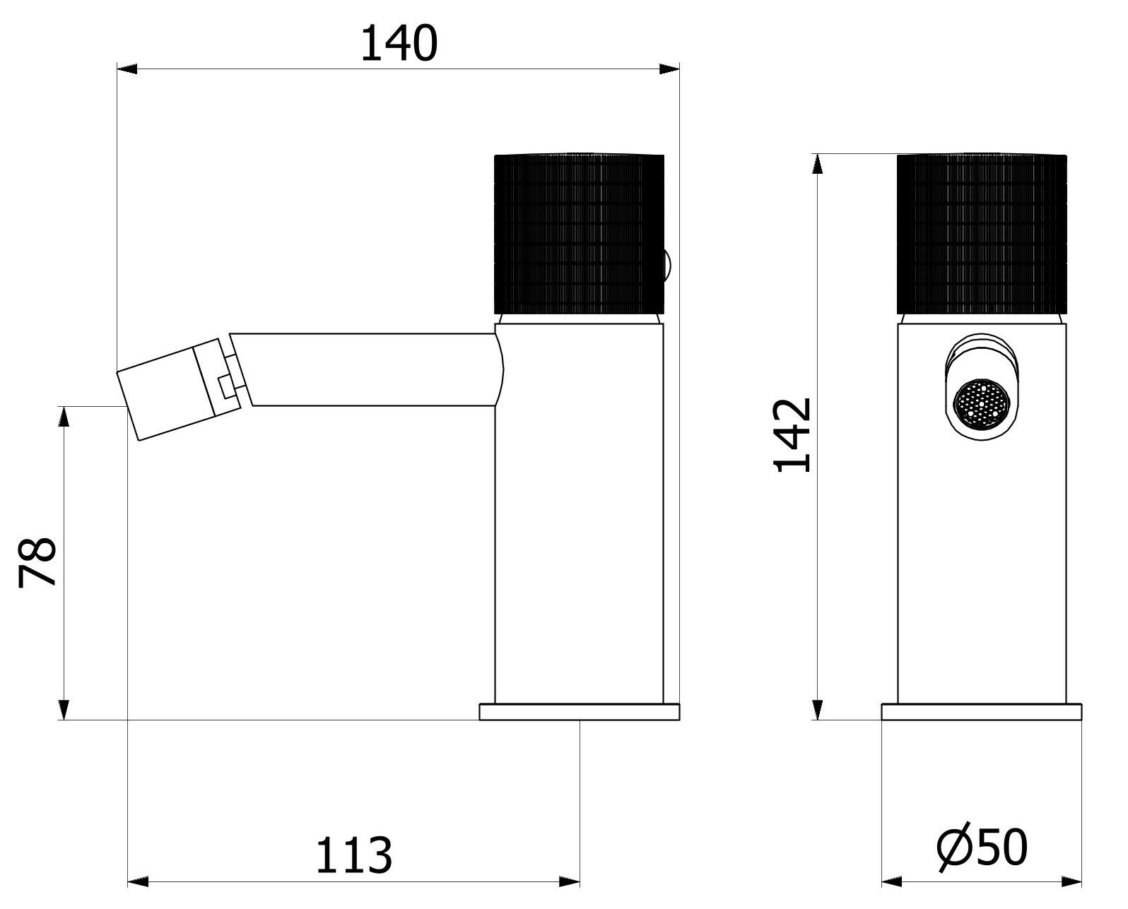 Однорычажный смеситель для биде с автоматическим сливом IB Gatsby ARCH-00066346 - Вид №10