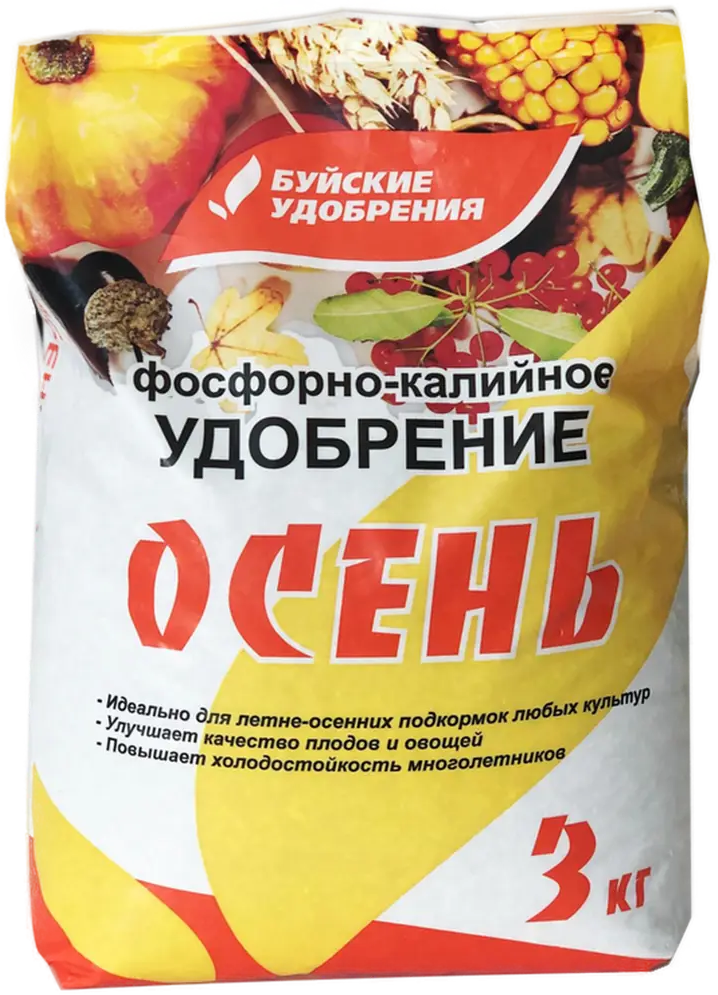 Буйские Удобрения Осень 3 кг - фосфорно-калийный комплекс для сада и огорода 82693471