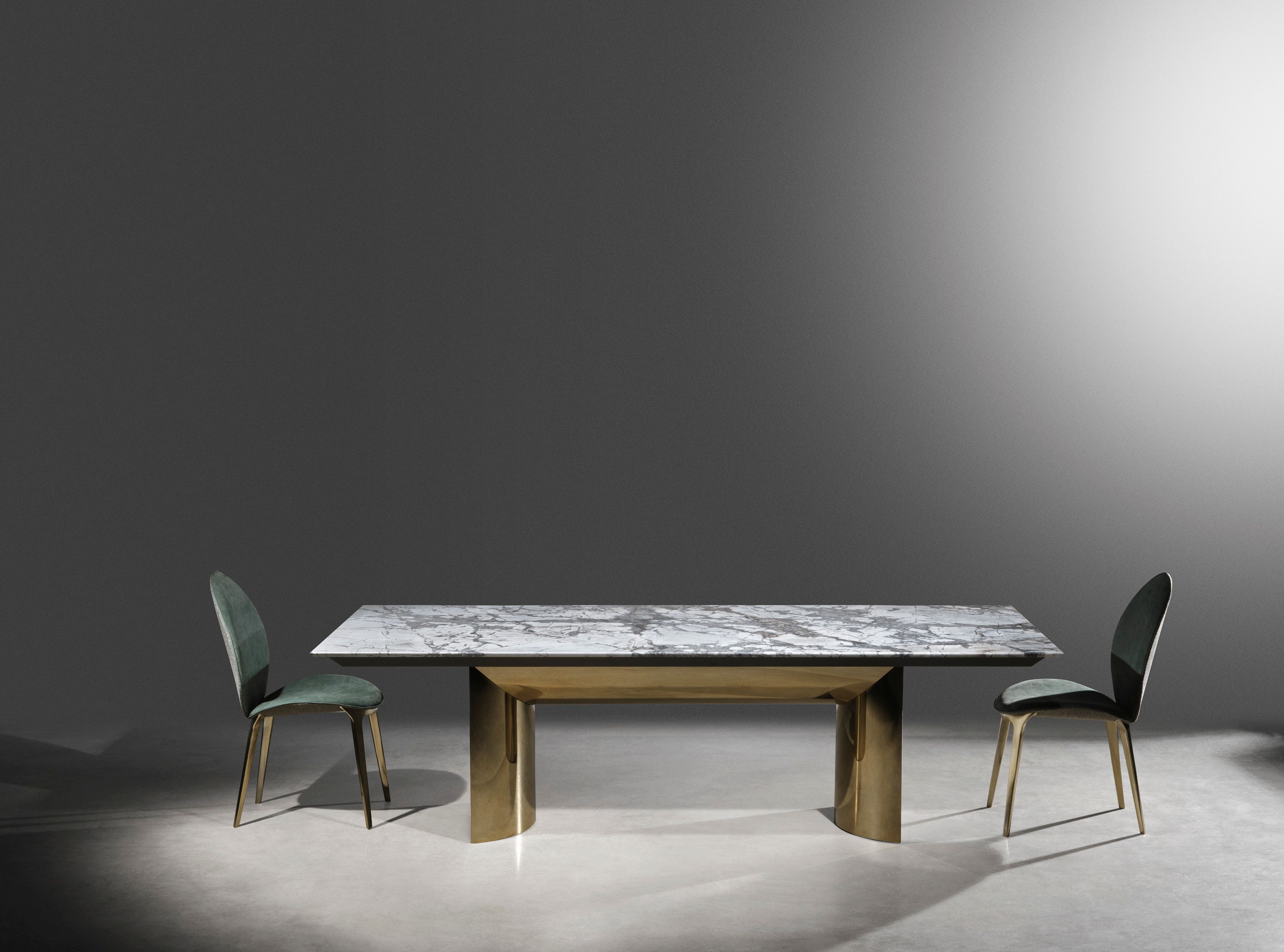 Мраморный прямоугольный стол для гостиной Visionnaire Nomad ARCH-00136395 - Вид №4
