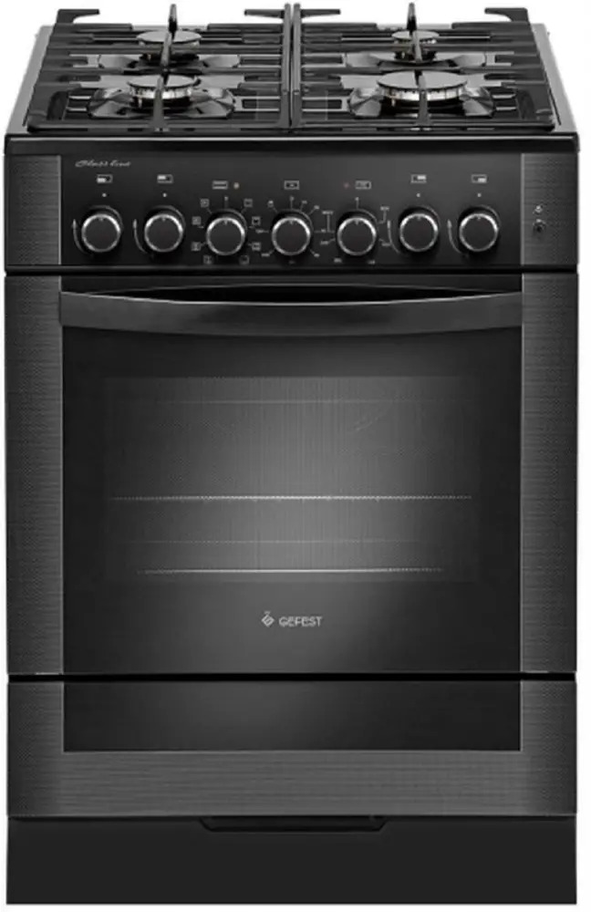 91753531 Газовая плита с духовкой Gefest ПГЭ 6502-03 0029 60x85x60 см цвет черный STLM-0873464