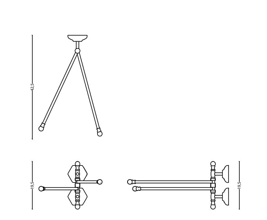 Металлический держатель для полотенец Park Avenue Waldorf ARCH-00053154 - Вид №3