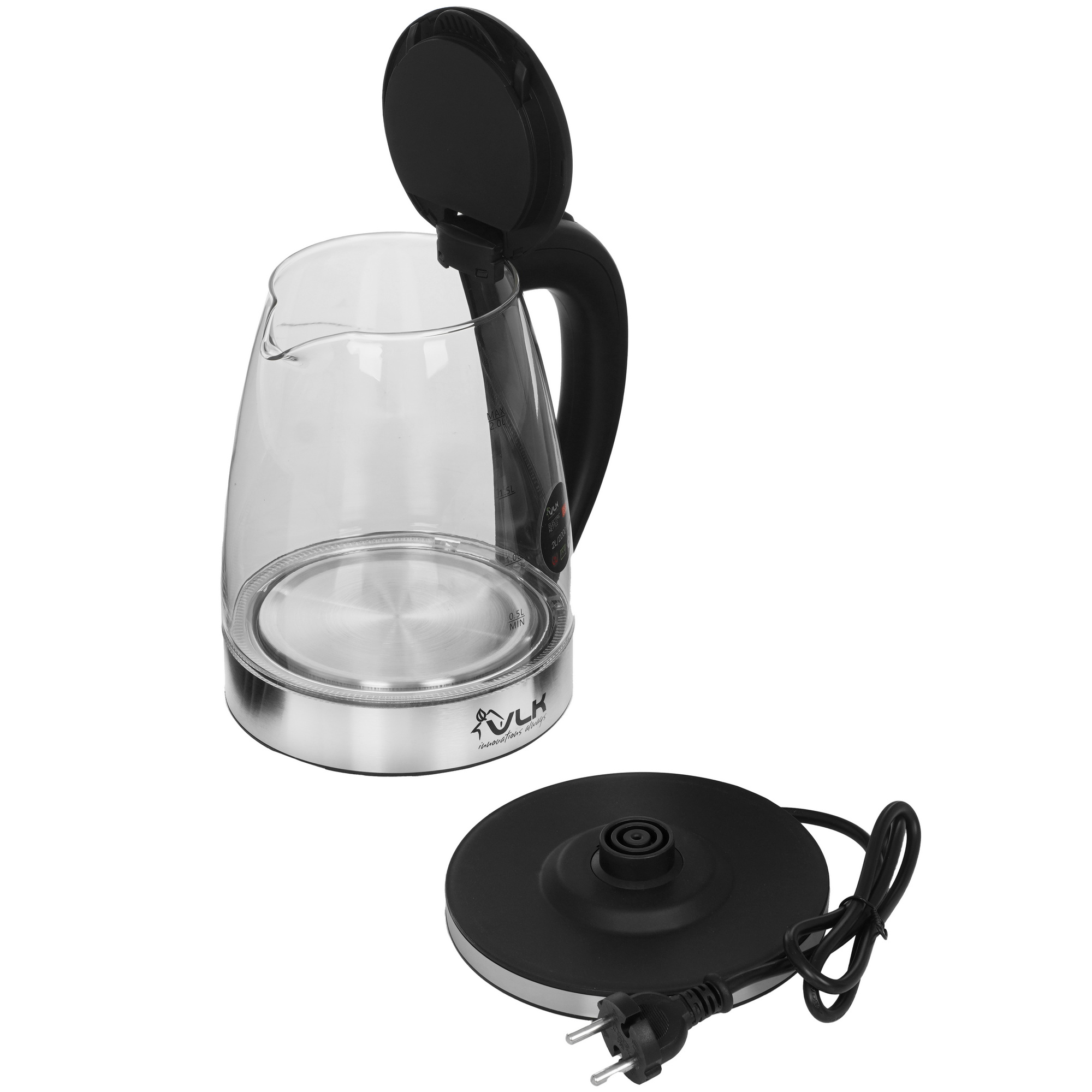 9216769 Электрочайник VLK Siena-6557 черный STDN-0109197 - Вид №4