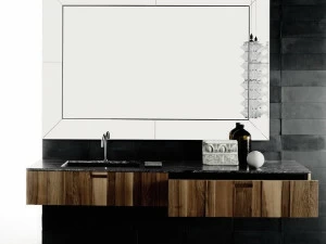 Boffi Мебель для умывальника из фанерованной древесины с ящиками