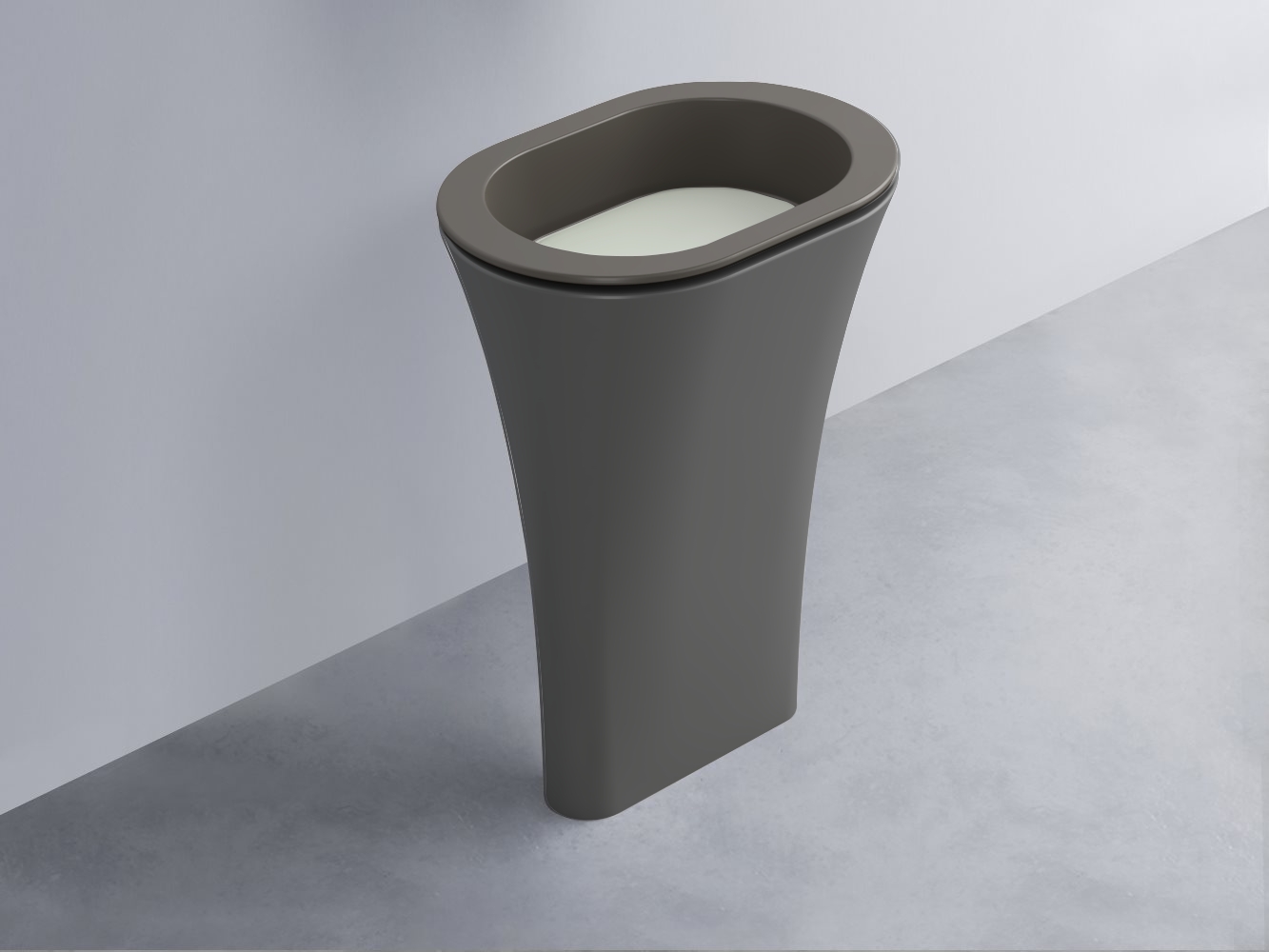 AMLA65-FN+AMPILO-PM+AMCOLO-CM Раковина Amedeo Ovale отдельностоящая cielo Enjoy + Amedeo Ceramica Cielo