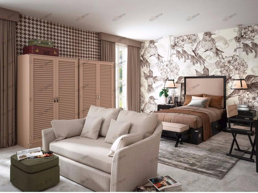 Caroti Модульная деревянная спальня Via montenapoleone sun-id-1508851