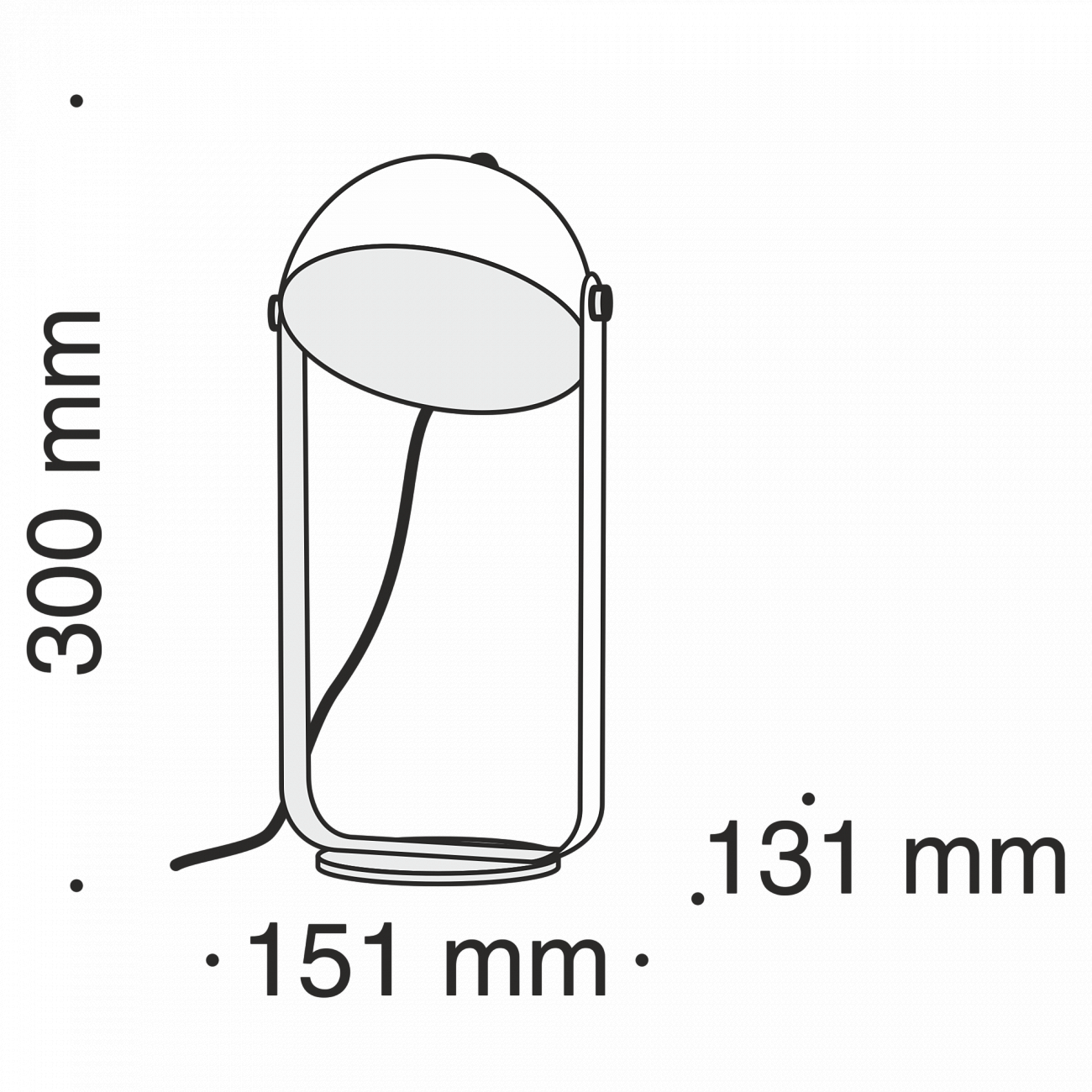 Лампа настольная светодиодная белая Hygge MOD047TL-L5W3K TECHNICAL TECHNICAL 00-3957280 Белый  - Вид №3