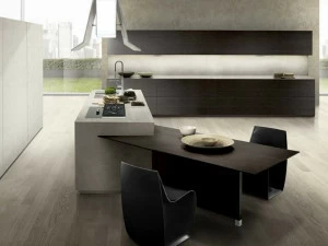 Composit Кухня с островом со встроенными ручками Touch