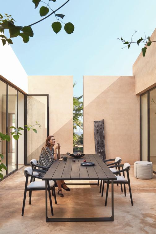 MNST233 Обеденный стол pwi white f8 270см x 107см Manutti Prato - Вид №2